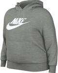Nike Sportswear Logo Damen Kapuzensweater, grau 196149292861
