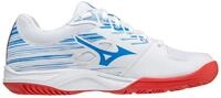Mizuno Stealth Star Junior Kinder Volleyballschuhe, wei&szlig;, Gr&ouml;&szlig;e 34 &frac12;