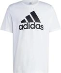 Adidas Essentials Single Big Logo Herren T-Shirt, wei&szlig; 4066745438733