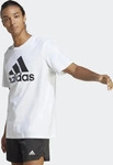 adidas ECQ96_IC9349, Adidas Essentials Single Big Logo Herren T-Shirt, wei&szlig; male