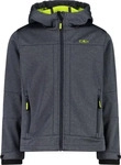 CMP 3A00094M_U927, CMP Fix Hood Kinder Funktionsjacke, grau, Gr. 128