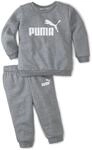 Puma Minicats ESS Crew FL Kinder Jogginganzug, grau 4063699333930