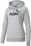 Puma ESS Logo FL Damen Kapuzensweater, grau 4063697208469