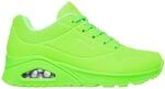 Skechers Uno - Night Shades Damen Freizeitschuhe, gr&uuml;n, Gr&ouml;&szlig;e 38 194880716769