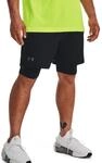Under Armour Vanish Woven 2in1 Herren Shorts, schwarz 196040304441