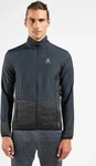 Odlo 313912_15000, Odlo Run Easy Warm Hybrid Herren Funktionsjacke, schwarz male