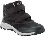 Jack Wolfskin Woodland Texapore Mid Vc Kinder Multifunktionsschuhe, schwarz,...