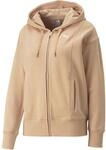 Puma Her Full-zip TR Damen Kapuzensweater, braun 4065453146077