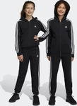 adidas ECN57_HR6333, Adidas Essentials 3-Streifen Fleecehose Kinder Hose, schwarz