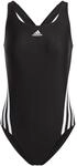 Adidas 3-Streifen Badeanzug Damen Badeanzug, schwarz 4066752902241