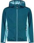 CMP Jacket Fix Hood M&auml;dchen Funktionsjacke, t&uuml;rkis 8059342577208
