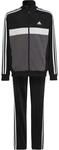 Adidas Essentials 3-Streifen Tiberio Kinder Jogginganzug, schwarz 4066752313030