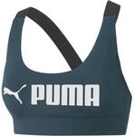 Puma Mid Impact Fit Bra Damen Top, gr&uuml;n 4065449149051