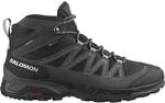 Salomon X Ward Leather MID GTX Herren Multifunktionsschuhe, schwarz, Gr&ouml;&szlig;e 46 ⅔
