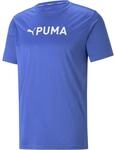 Puma Fit Logo - Cf Graphic Herren T-Shirt, blau 4065453154126