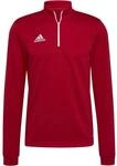 Adidas Entrada 22 Training Oberteil Herren Sweatshirt, rot 4065418895705