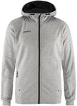 Craft ADV Unify FZ Hood Herren Kapuzensweater, grau 7318573361408