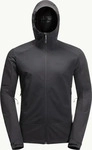 Jack Wolfskin 1711271_6350, Jack Wolfskin Kammweg Pile Full Zip Herren Midlayer, grau