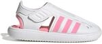 Adidas Summer Closed Toe Water Sandale Kinder Badesandalen, wei&szlig;, Gr&ouml;&szlig;e 34