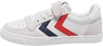 Hummel Slimmer Stadil Leather Low Junior Kinder Freizeitschuhe, wei&szlig;, Gr&ouml;&szlig;e 26