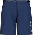 CMP Free Bike Bermuda With Inner Mesh Underwear Damen Tights, blau 8059342322648