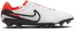 Nike Tiempo Legend 10 Pro FG Low- Herren Nockenschuhe, wei&szlig;, Gr&ouml;&szlig;e 36 &frac12;