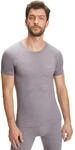 Falke Wool-Tech Lightl. Regular Herren Unterhemd, grau 4043874680011