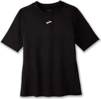Brooks 221638-001, Brooks High Point Short Sleeve M schwarz Damen