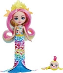Mattel HCF68, Mattel Enchantimals Ocean Kingdom Radia Rainbow Fish & Flo Basic-Puppe