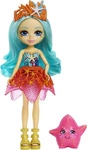 Mattel HCF69, Mattel Enchantimals Ocean Kingdom: Staria Starfish & Beamy Basic-Puppe