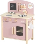 roba 480211MA, roba Spielk&uuml;che wei&szlig;/natur/rosa mit 2 Kochstellen, Sp&uuml;le,