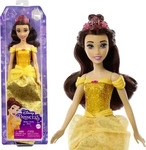 Mattel Disney Princess Belle Modepuppe - Glitzer-Outfit & Styling-Spa&szlig; (HLW11)