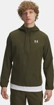 Herrenjacke Under Armour Vibe Woven Jacket Gr&ouml;&szlig;e: M / Farbe: gr&uuml;n/wei&szlig; Herren