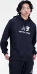 New Balance Sweatshirt MT31537 Schwarz Relaxed Fit Herren