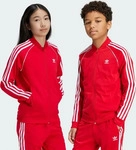 adidas Sweatshirt adicolor IX7629 Rot Regular Fit Kinder
