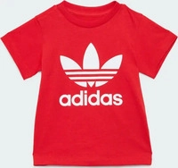 adidas T-Shirt Trefoil IX5115 Rot Regular Fit Kinder