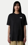 The North Face T-Shirt Simple Dome NF0A87NQ Schwarz Oversize Damen
