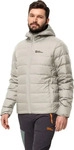 Jack Wolfskin Daunenjacke Ather Down 1207671 Grau Regular Fit Herren