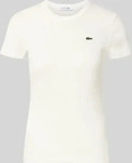 Lacoste T-Shirt TF5538 Creme Regular Fit Damen