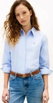 Tommy Hilfiger Hemd WW0WW46111 Blau Relaxed Fit Damen