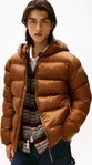 Tommy Jeans Winterjacke DM0DM22044 Braun Regular Fit Herren