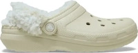 Crocs Pantoletten Classic Fleece Lined Clog Quartz 211396 Beige Damen