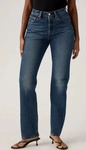 Levi's Jeans 501 Curve 0036A-0005 Blau Straight Fit Damen