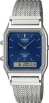 Casio Uhr Vintage AQ-230EM-2AEF Silberfarben
