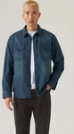 Levi's Jeanshemd Western A1919-0061 Dunkelblau Relaxed Fit Herren