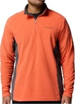 Columbia Fleecejacke Klamath Range II Half Zip 1352472 Orange Regular Fit Herren