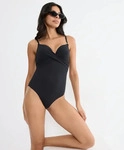 Triumph Badeanzug Summer Twist OWP 01 10226441 Schwarz Damen
