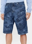 Tommy Jeans Jeansshorts Aiden DM0DM18787 Blau Baggy Fit Herren