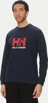 Helly Hansen Sweatshirt Logo Crew 30395 Dunkelblau Regular Fit Herren
