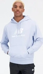 New Balance Sweatshirt MT31537 Himmelblau Relaxed Fit Hellblau Herren